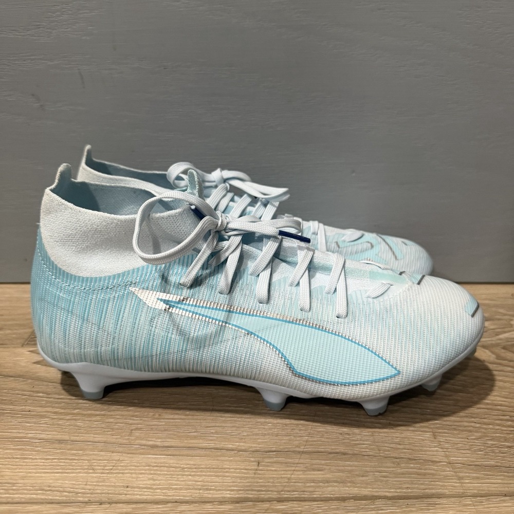 Puma Ultra 5 Ultimate FG Womens Size 8 Icy Blue Soccer Cleats 108639-01 NEW